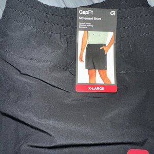 GapFit Men's Movement Short Size XL True Black